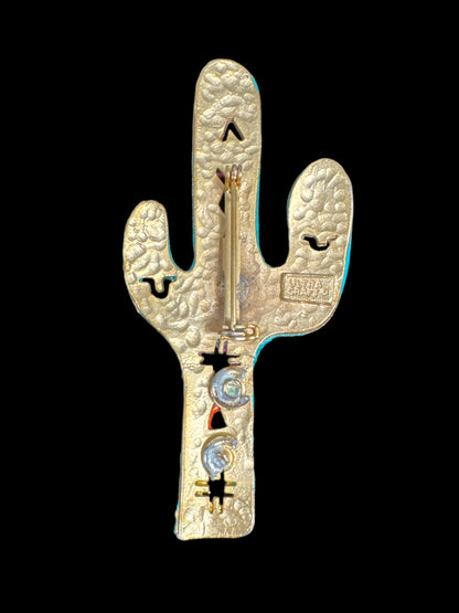 "Ultra Craft" Cactus Brooch