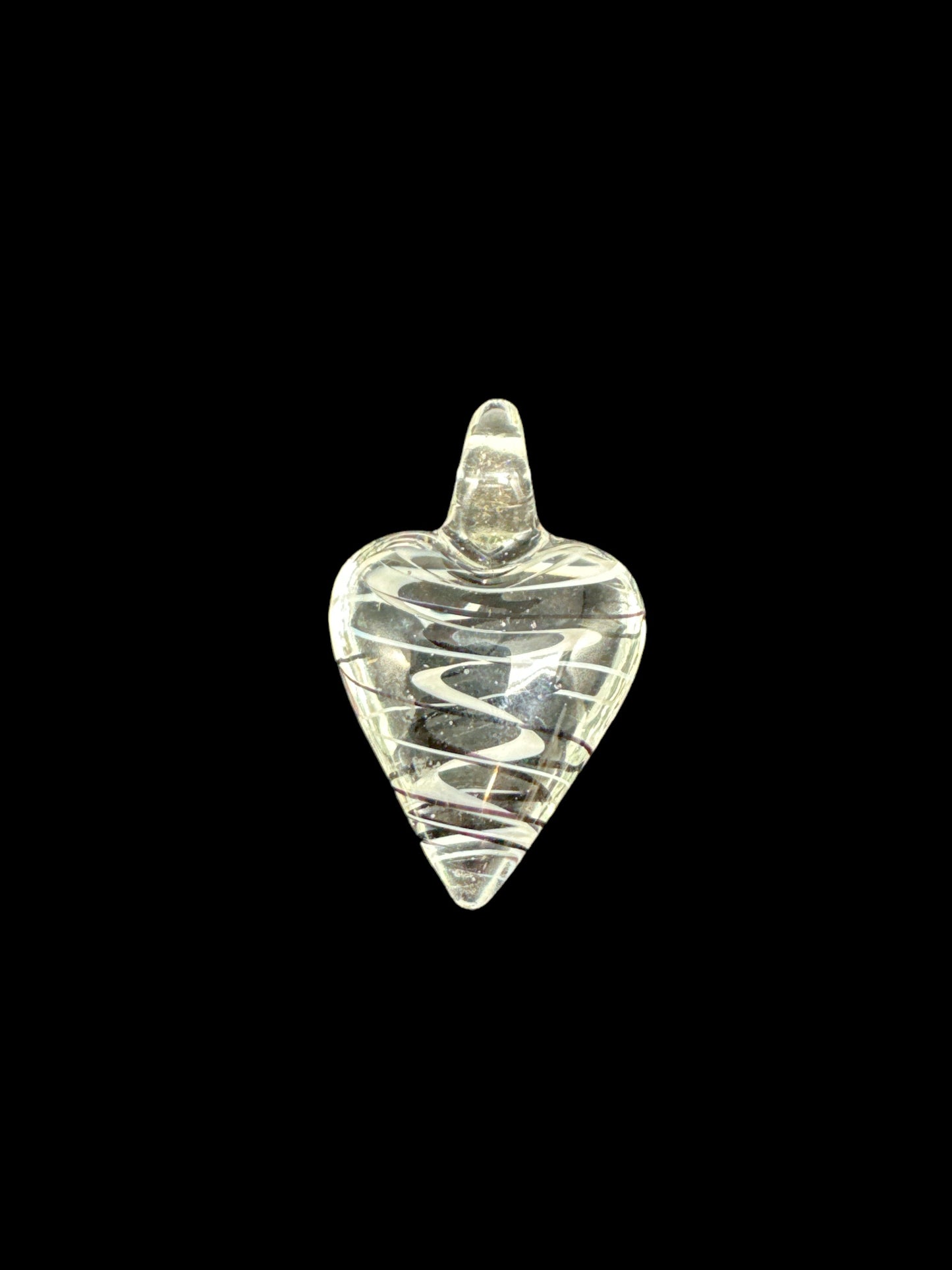Art Glass Heart Pendant