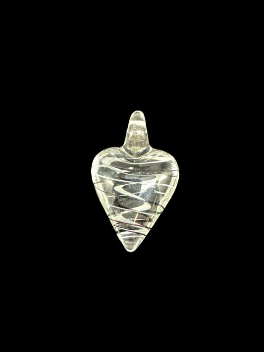 Art Glass Heart Pendant