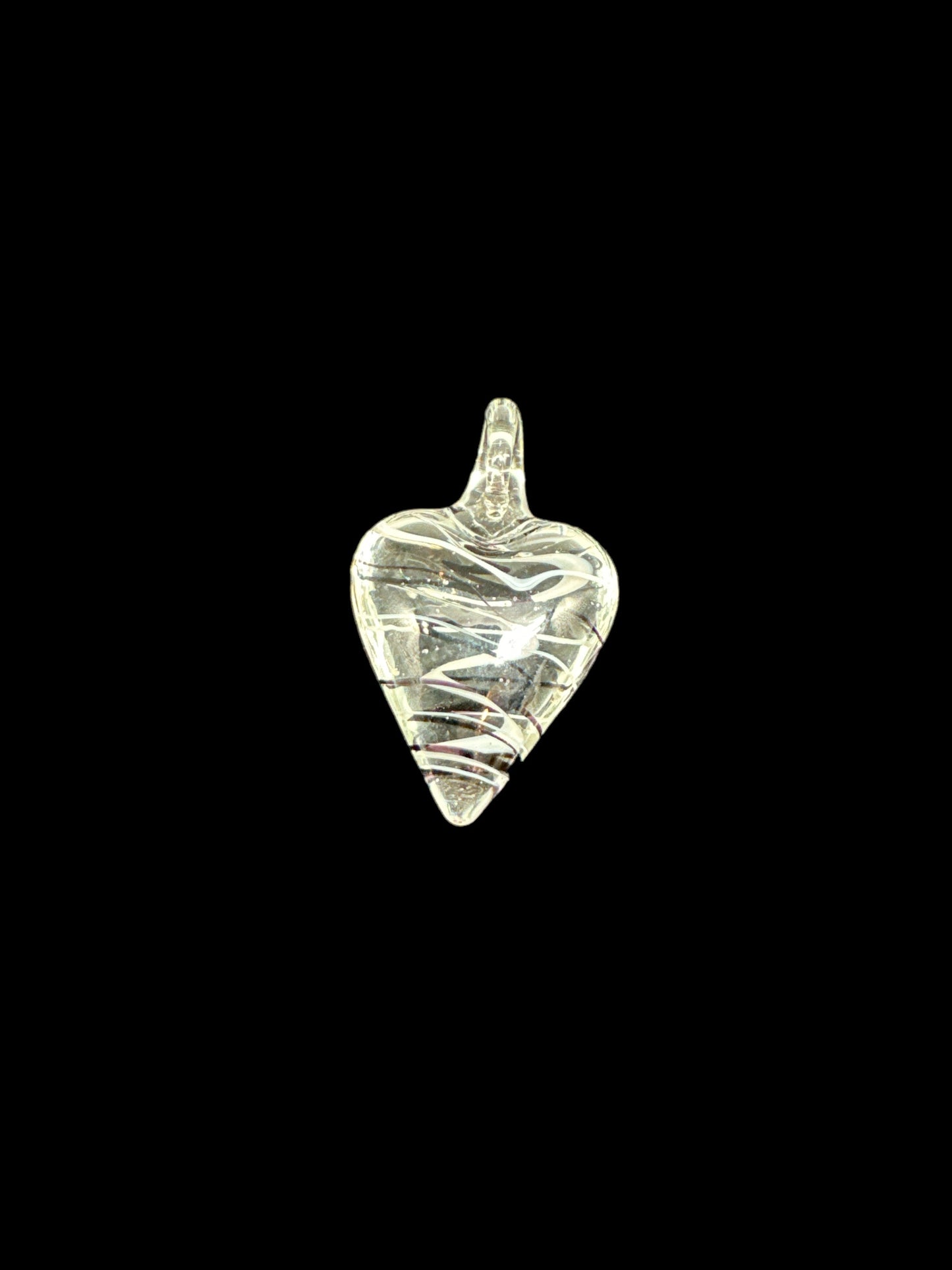 Art Glass Heart Pendant