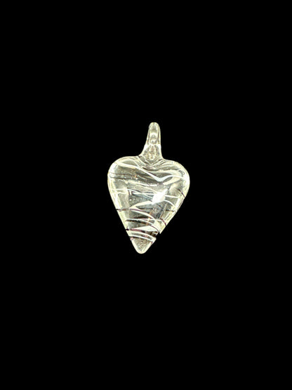 Art Glass Heart Pendant