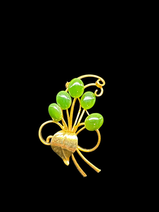 Jade Brooch