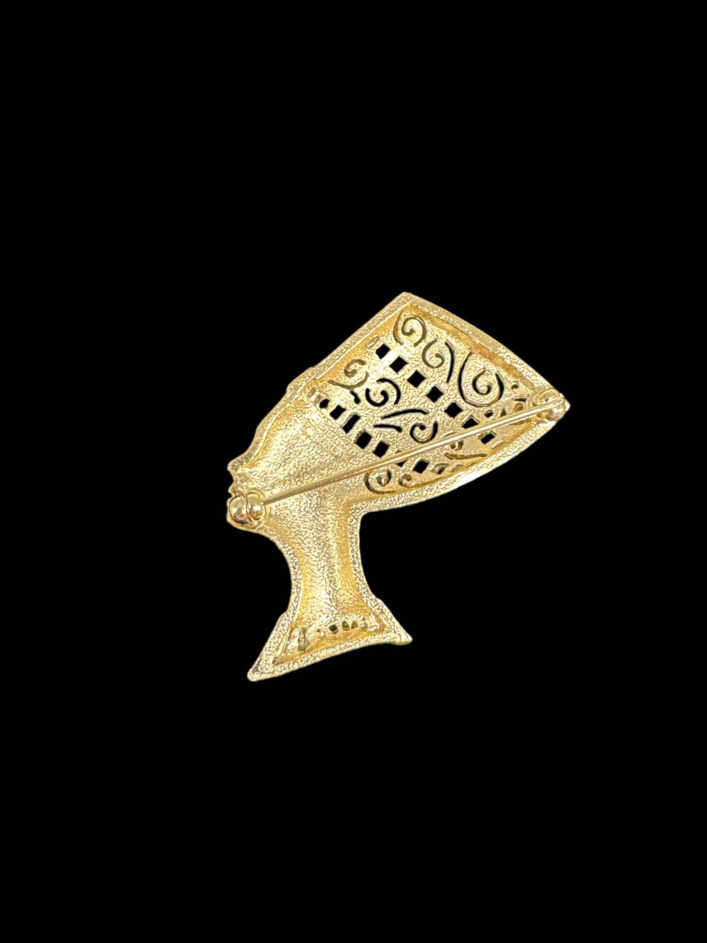 "D'Orlan" Egyptian Head Brooch