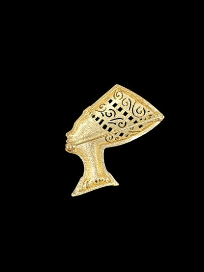 "D'Orlan" Egyptian Head Brooch