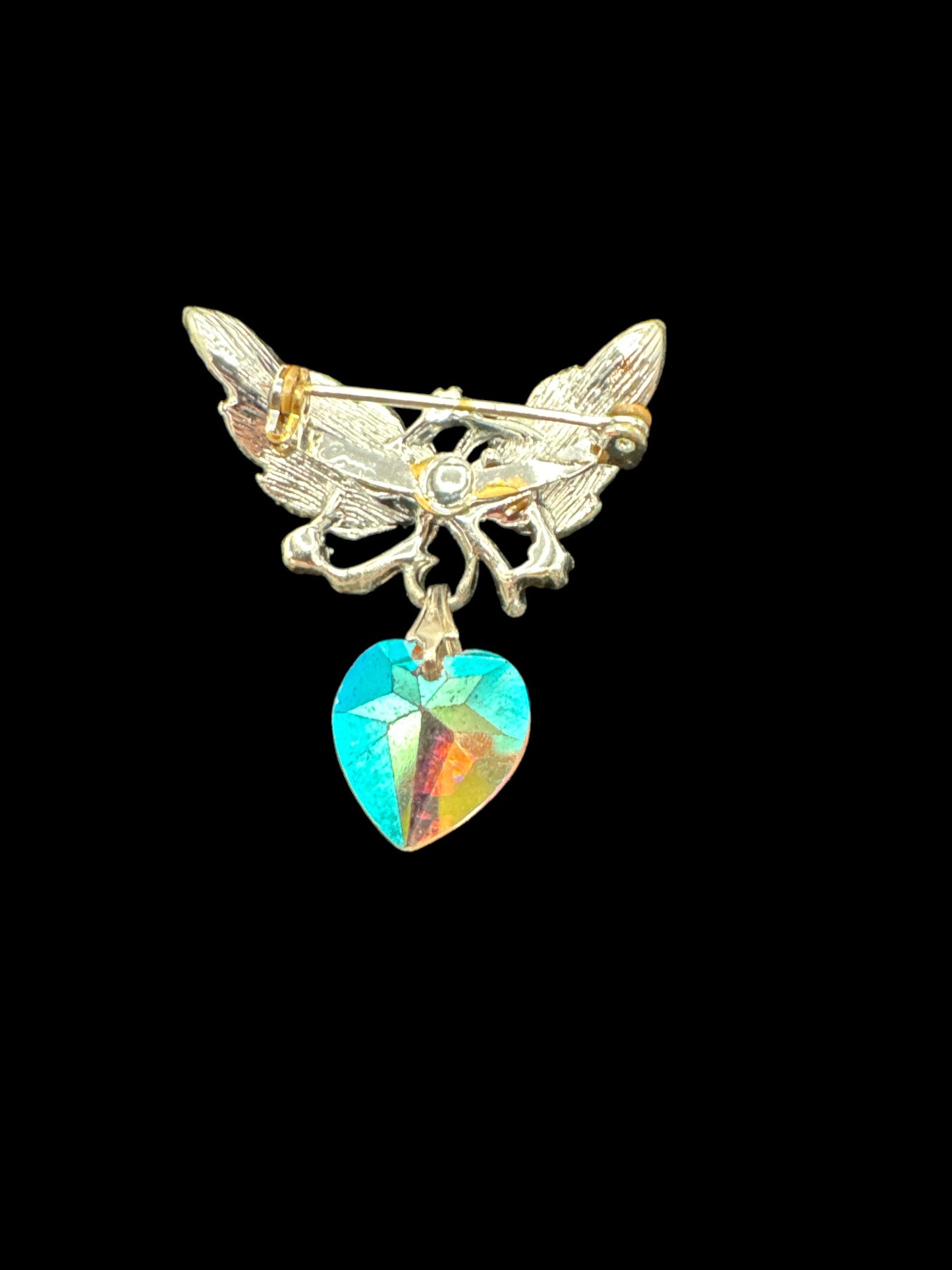 Leaf Heart Brooch