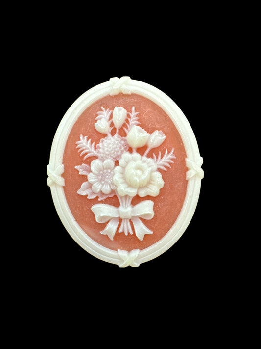 Avon Vintage Floral Cameo
