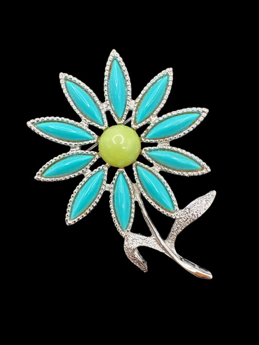 Vintage Flower Brooch