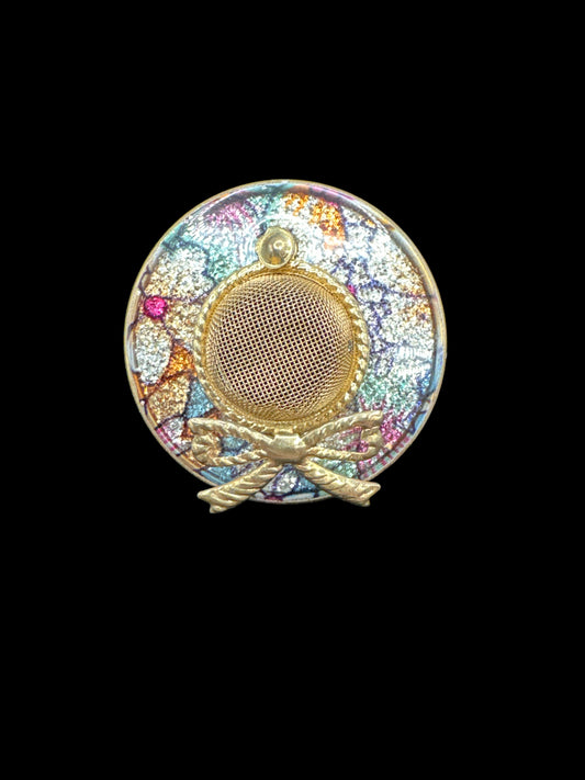 Mesh Hat Brooch