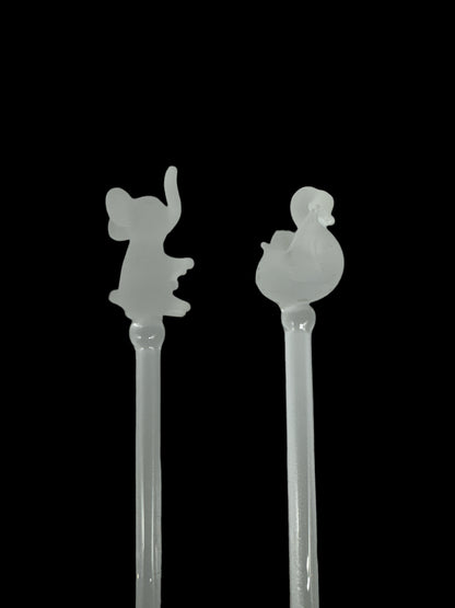 Frosted Animal Stir Sticks
