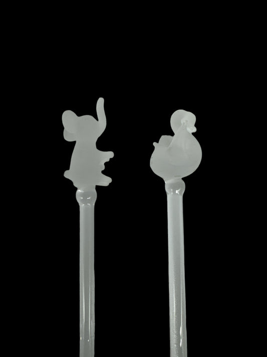 Frosted Animal Stir Sticks