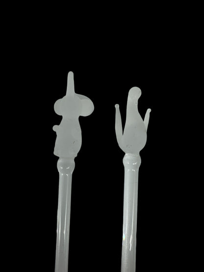 Frosted Animal Stir Sticks