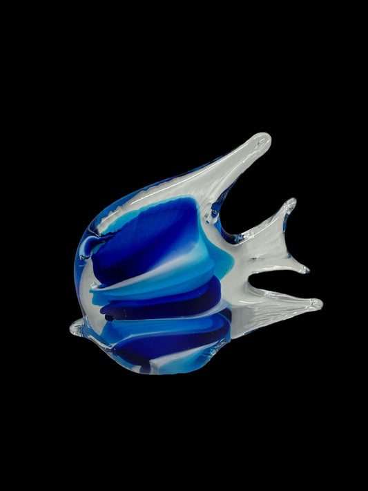 Cobalt Blue Fish Paperweight
