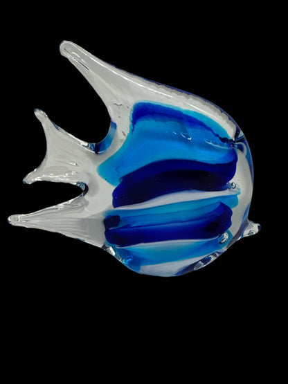 Cobalt Blue Fish Paperweight