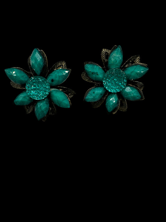 Faux Turquoise Earrings