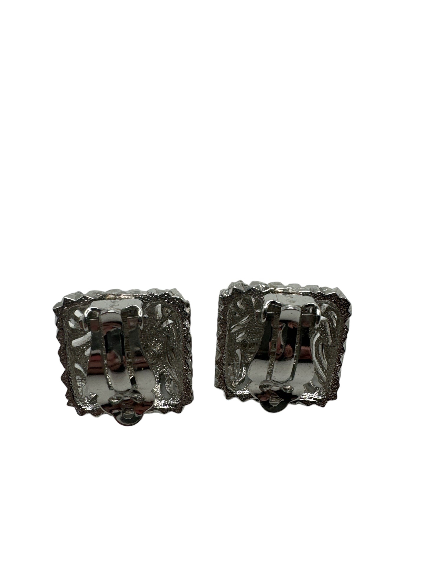 D'Orlan Faux Onyx Earrings