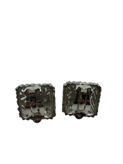 D'Orlan Faux Onyx Earrings