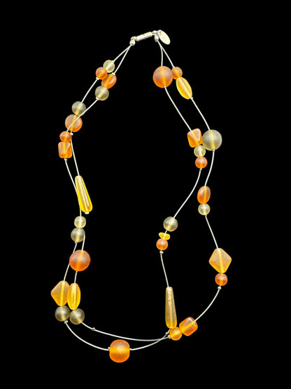 Sent Murano Double Strand Necklace