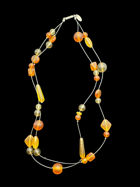 Sent Murano Double Strand Necklace