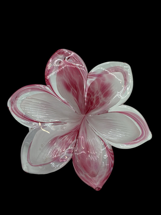 Glass Flower Decor