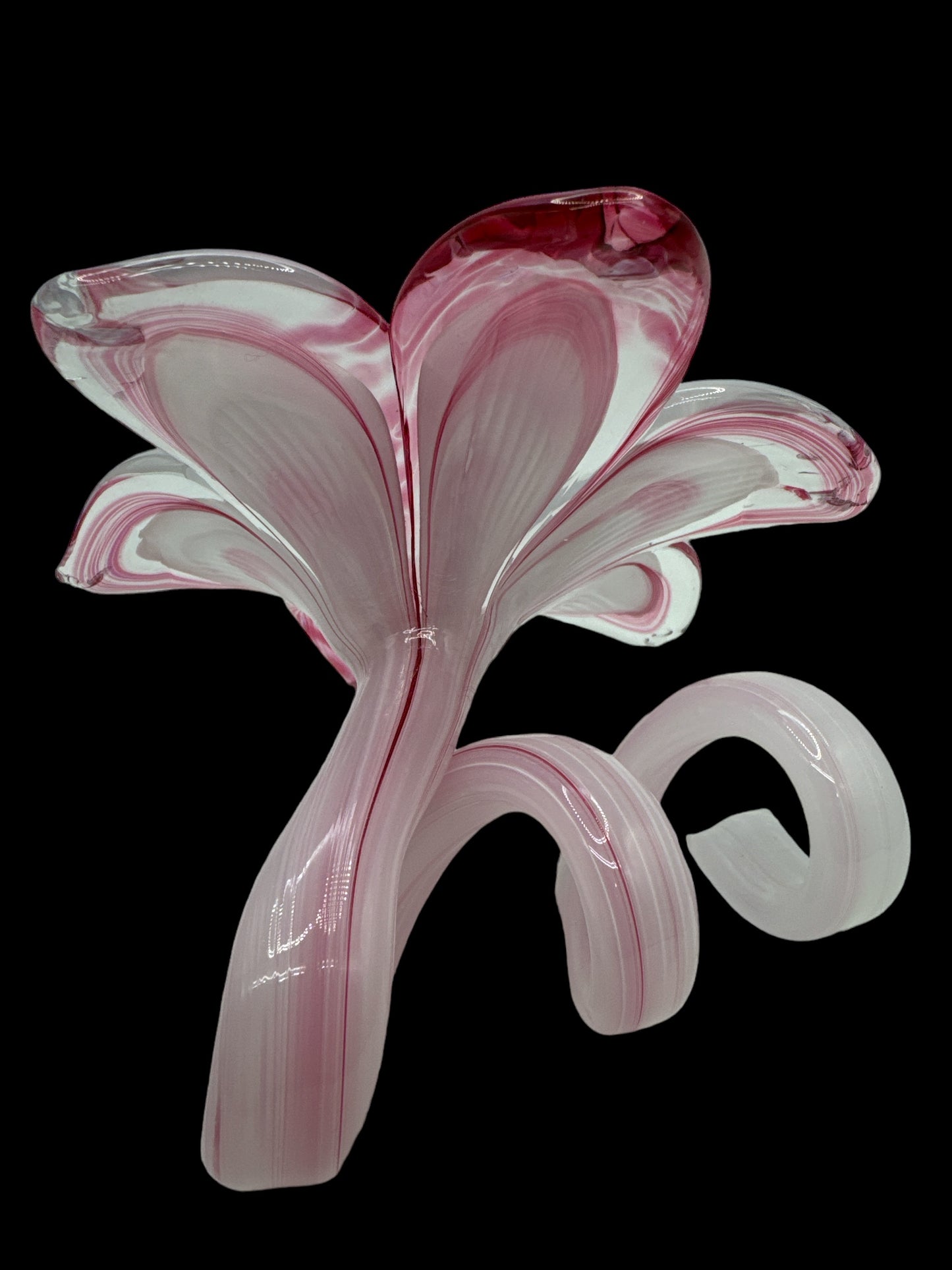 Glass Flower Decor