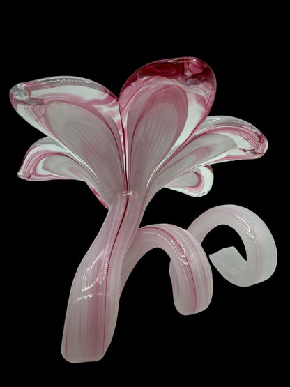 Glass Flower Decor
