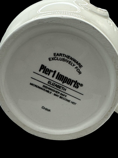 Pier 1 Imports Eliza Beth J Mug