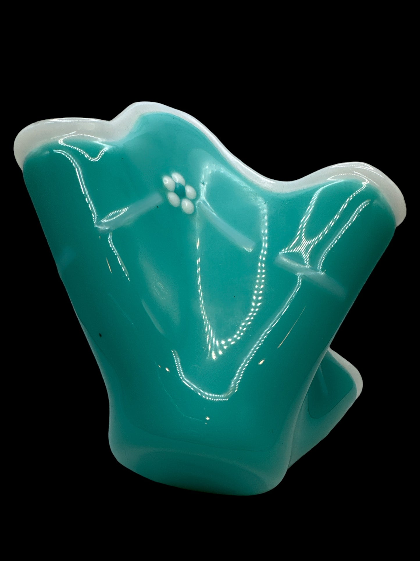 Art Glass Handkerchief Vase