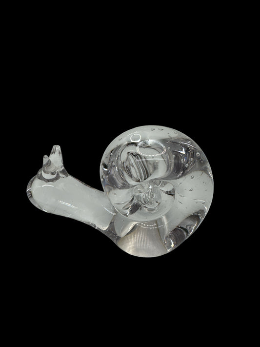 Clear Glass Snail