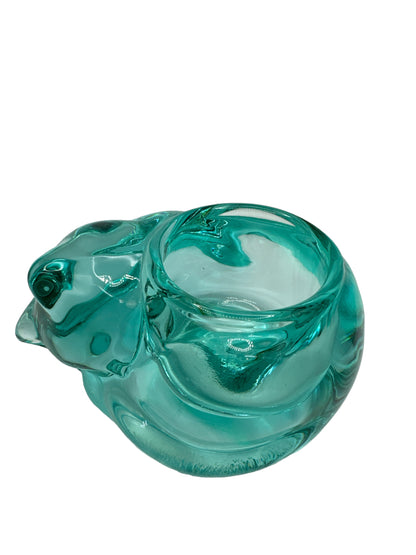 Vintage Sleeping Cat Candle Holder