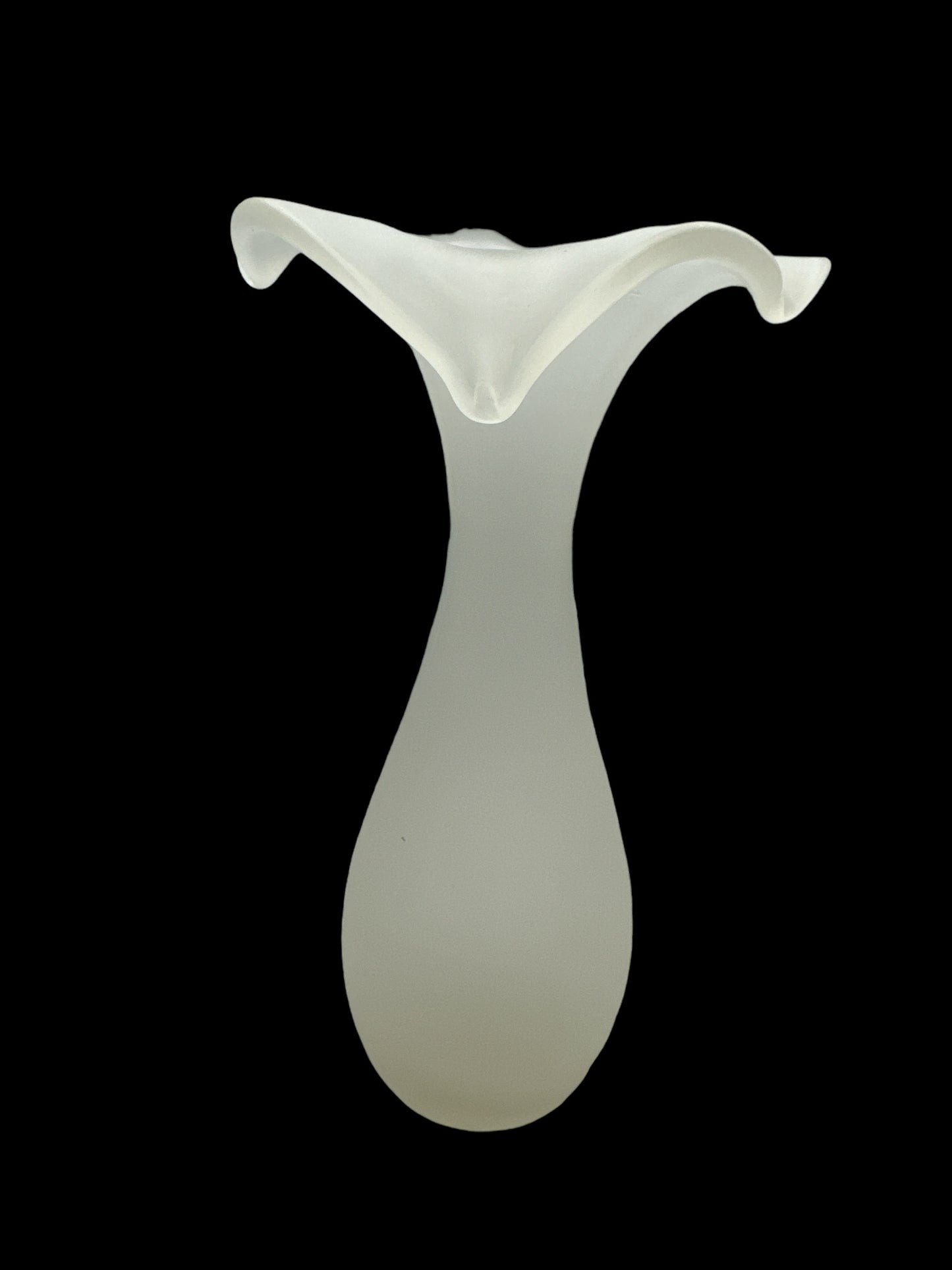 Vintage Satin Glass Vase