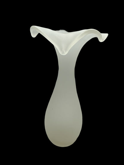 Vintage Satin Glass Vase