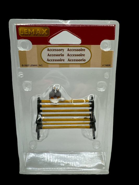 Lemax Retro Metal Bench