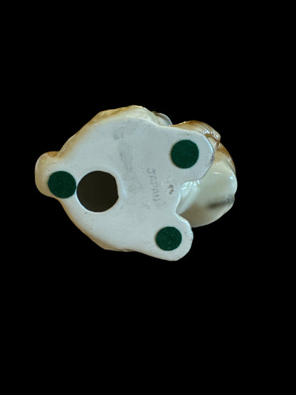 Vintage Porcelain Kitten Ornament