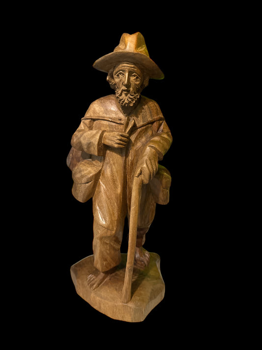 South American Carved Wood Statue