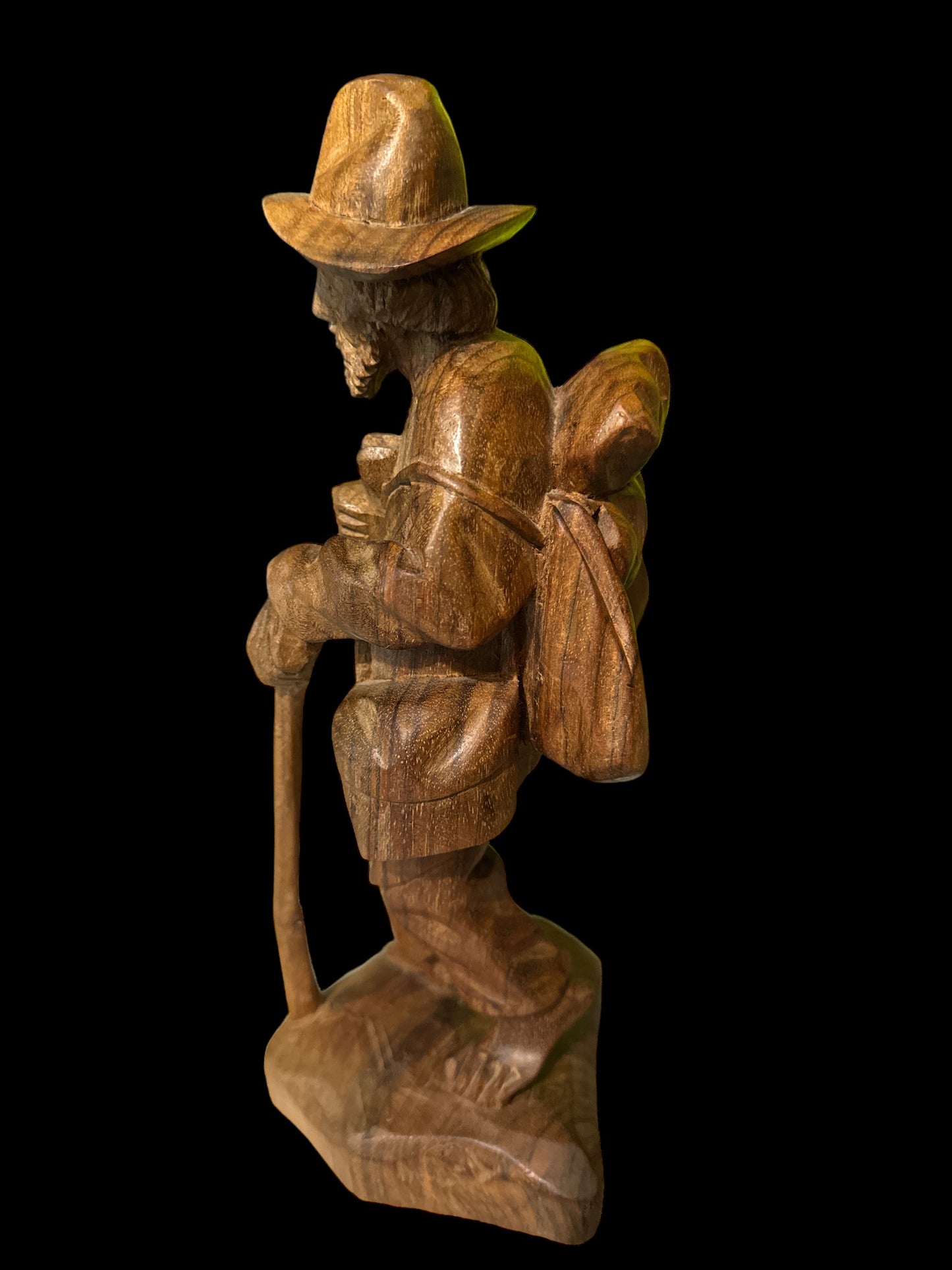 South American Carved Wood Statue