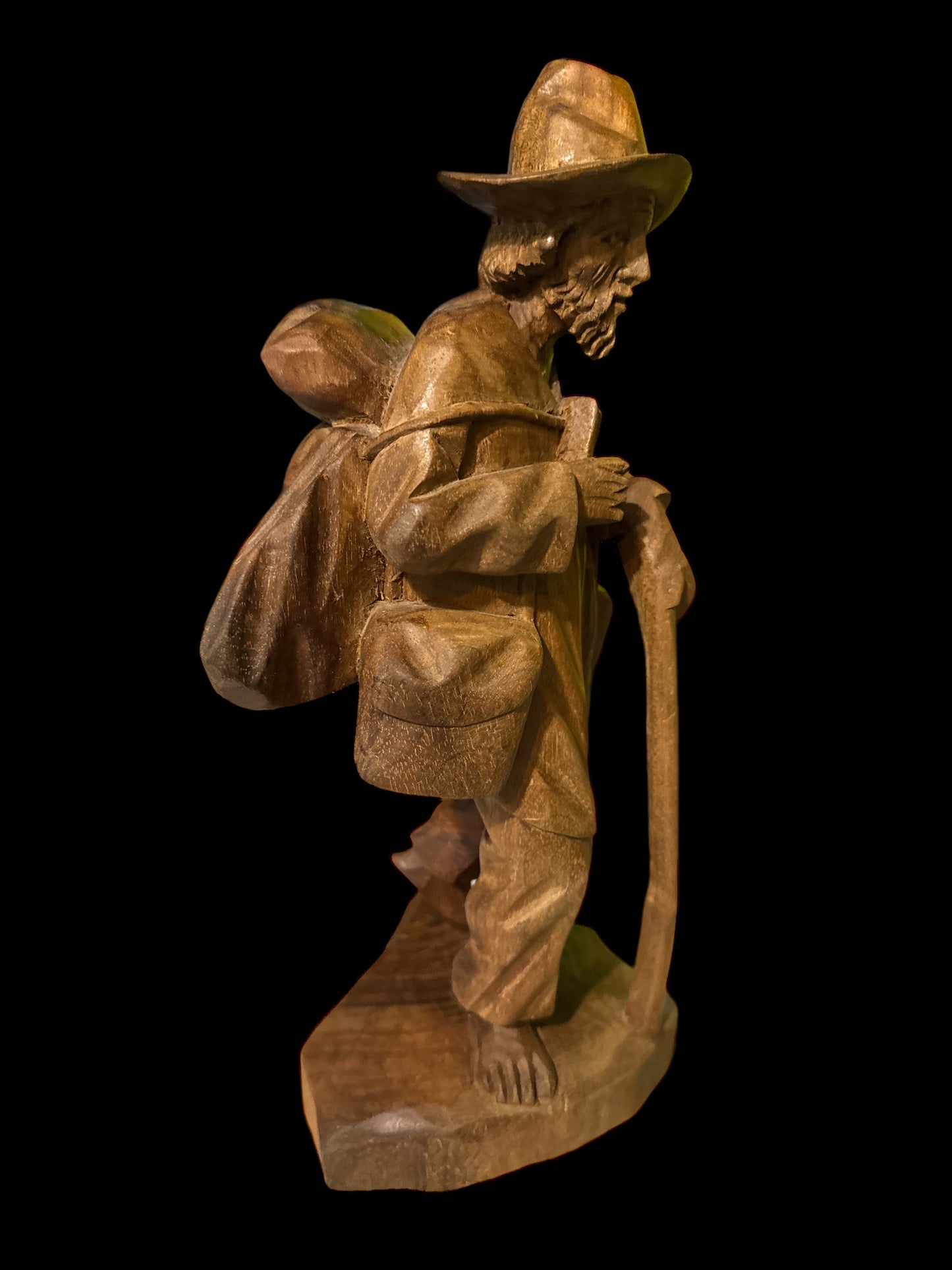 South American Carved Wood Statue