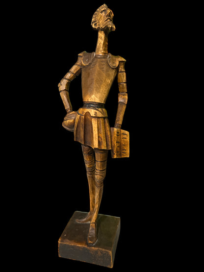 Don Quixote Wood Sculpture