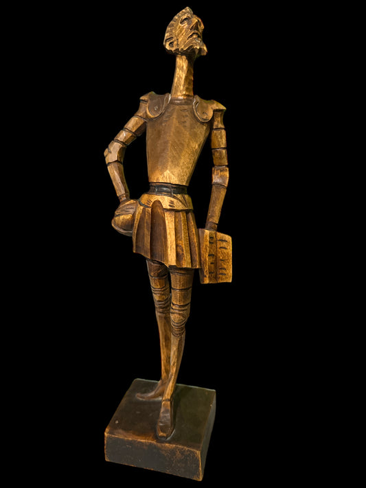Don Quixote Wood Sculpture