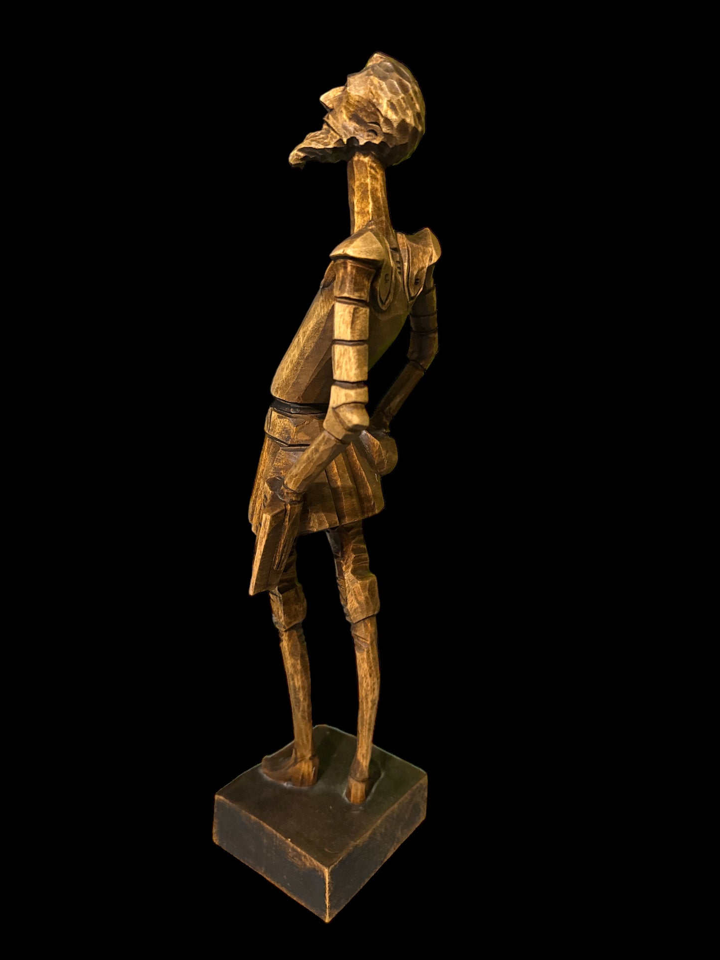 Don Quixote Wood Sculpture
