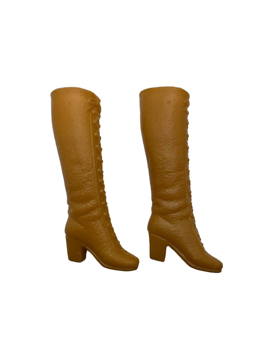Vintage Barbie Tall Lace Up Look Boots