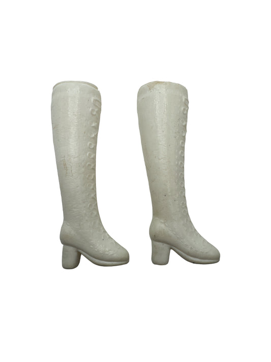 Vintage Barbie Faux Lace Up Boots