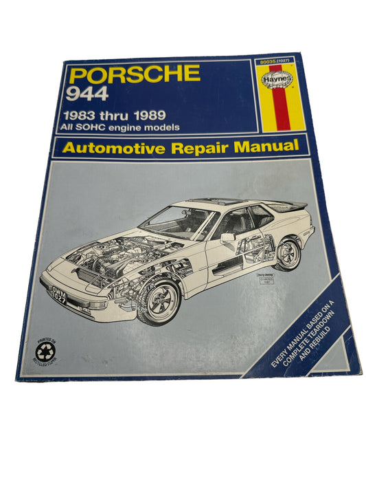 Porsche 944 Haynes Manual