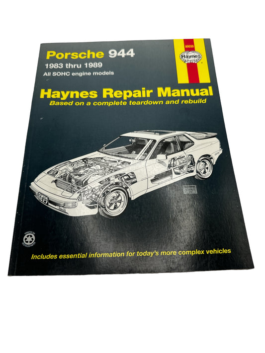 Haynes Porsche 944 Manual