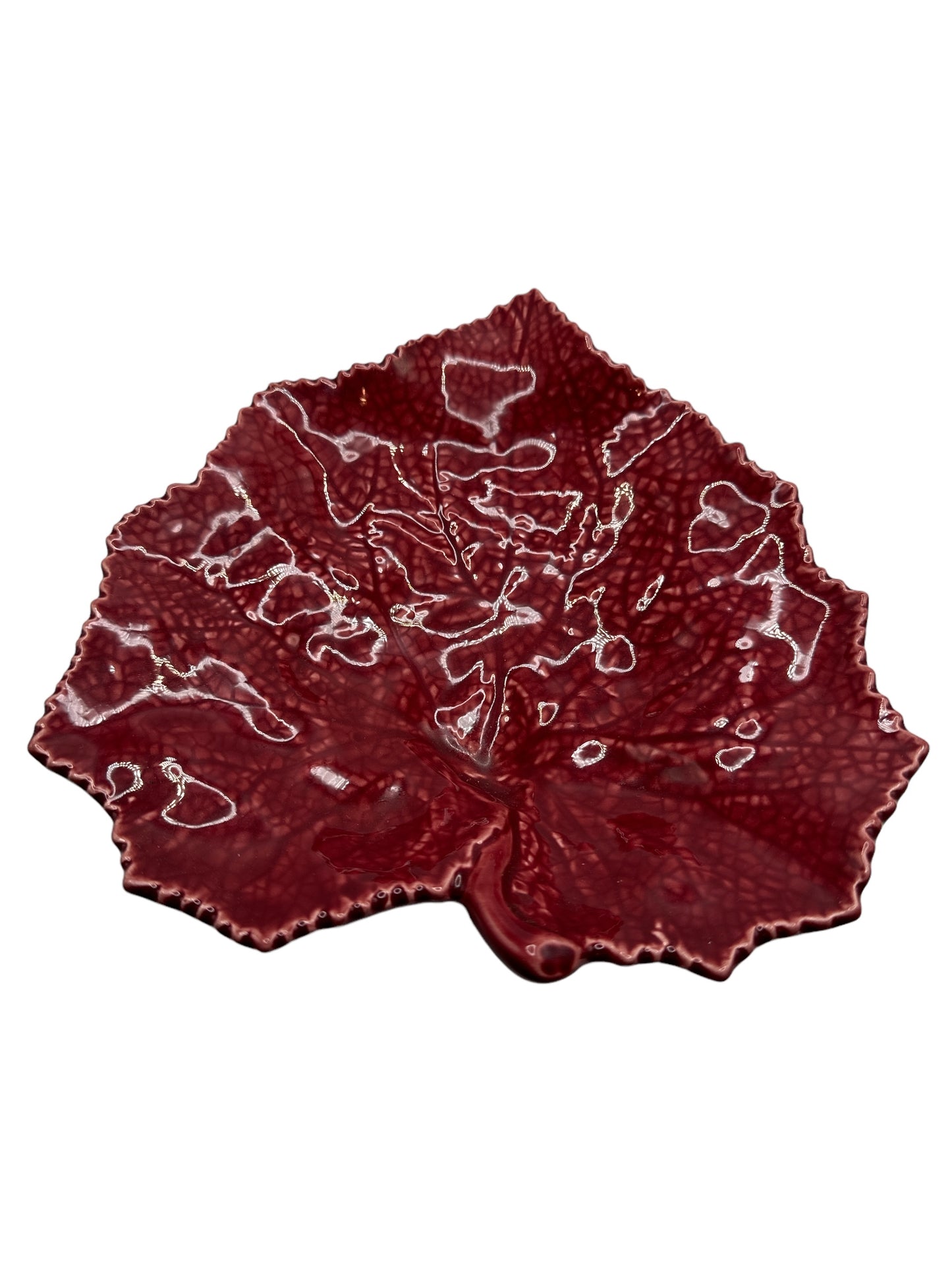 Red Maple Leaf Dish