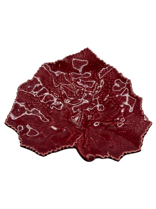 Red Maple Leaf Dish