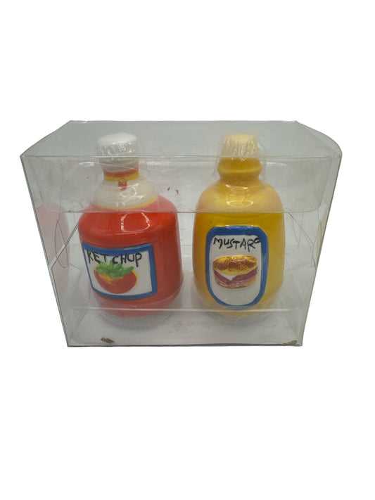 Ketchup and Mustard Salt & Pepper Shakers