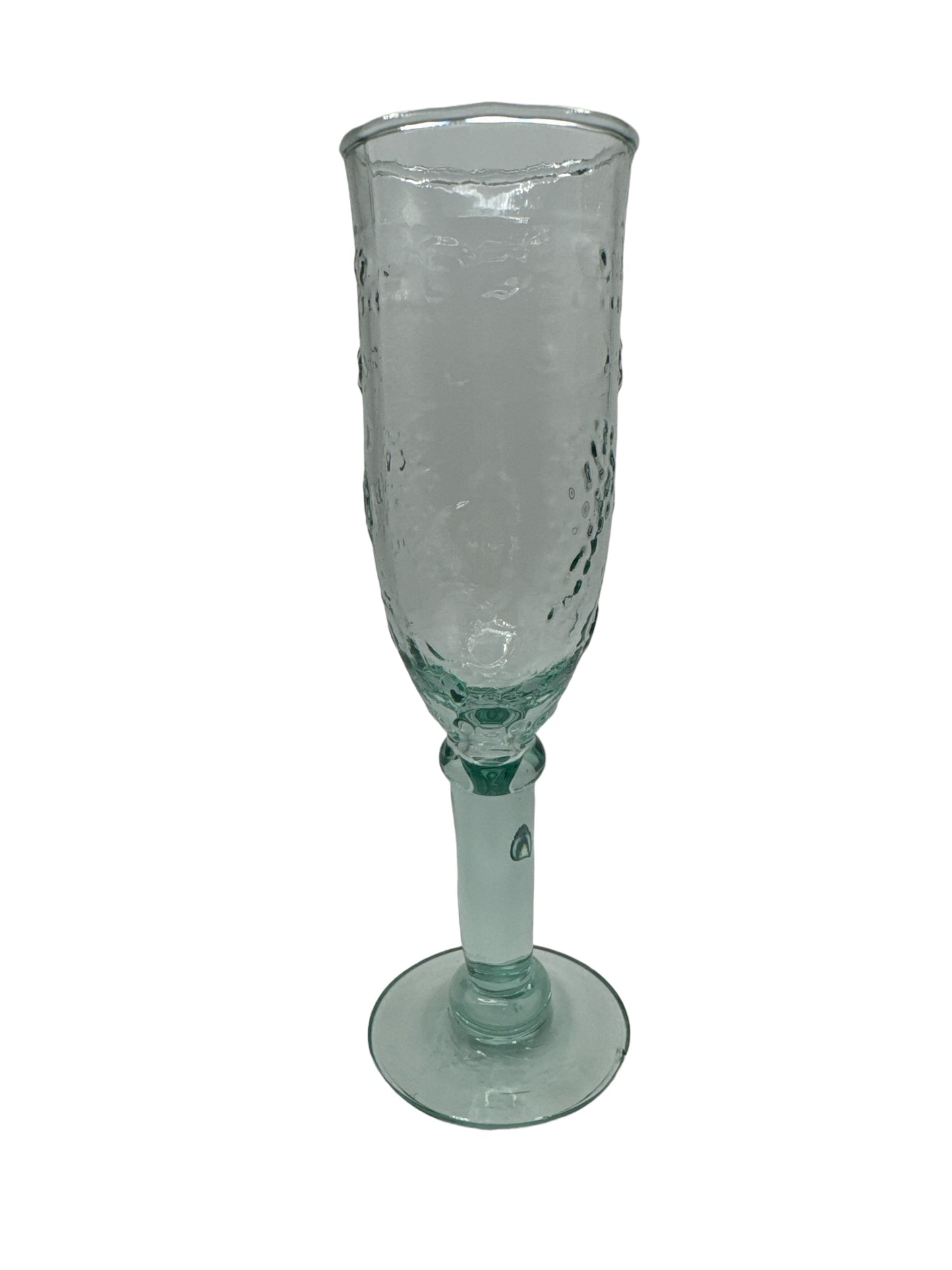 Recycled Glass Champagne Flutes