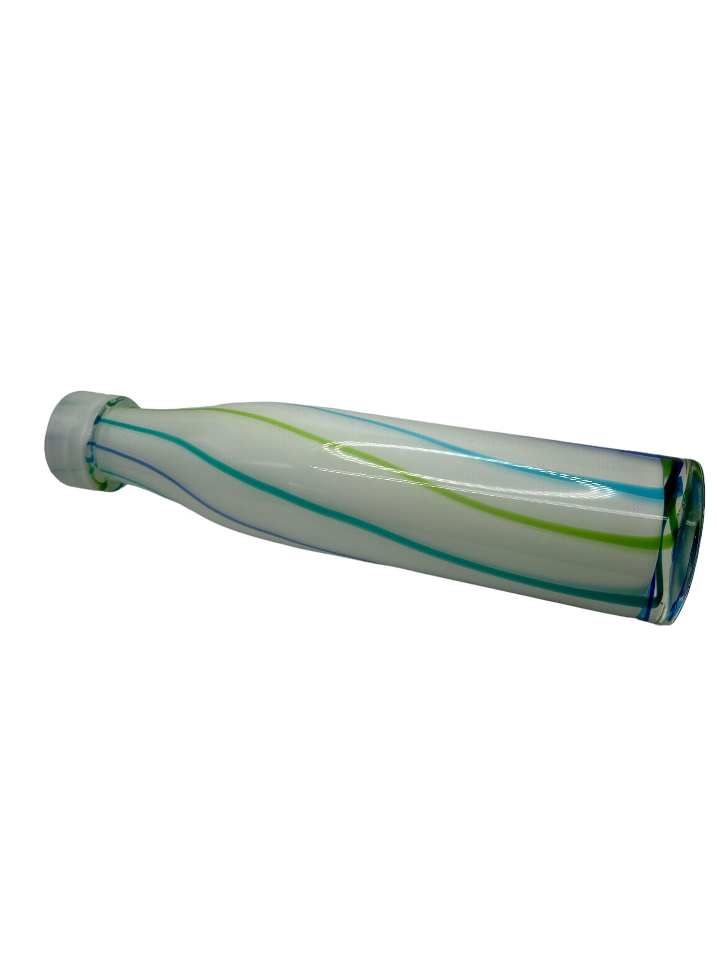 Unique Swirl Style Art Glass Bottle