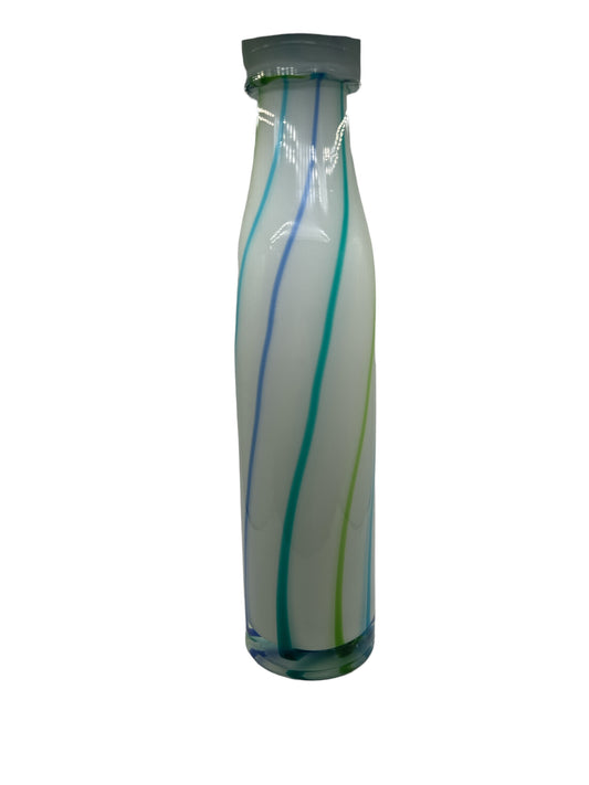 Unique Swirl Style Art Glass Bottle