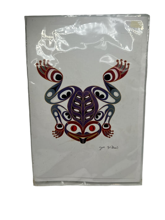 Joe Wilson First Nations Frog Art